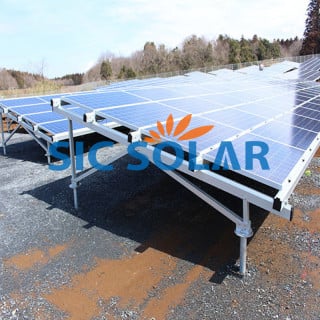 W Type Ground Solar Panel Mounting Bracket